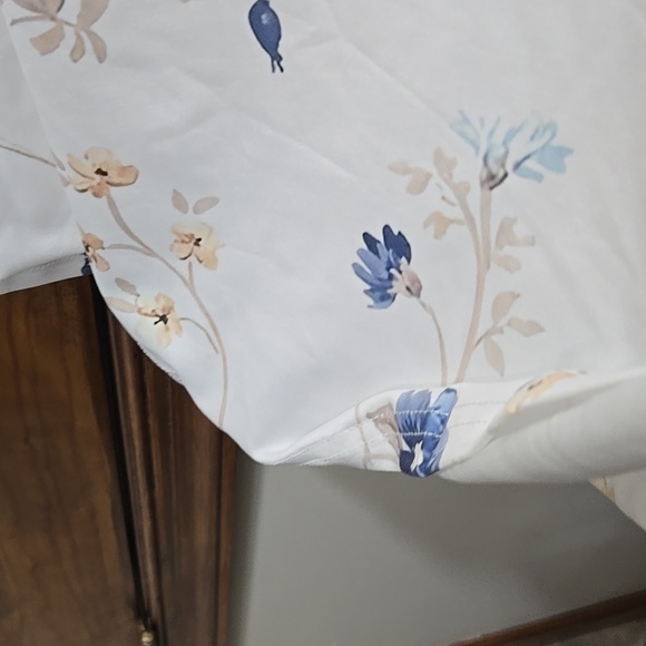 White Sun Dress With Floral Design - Picture 4 of 5